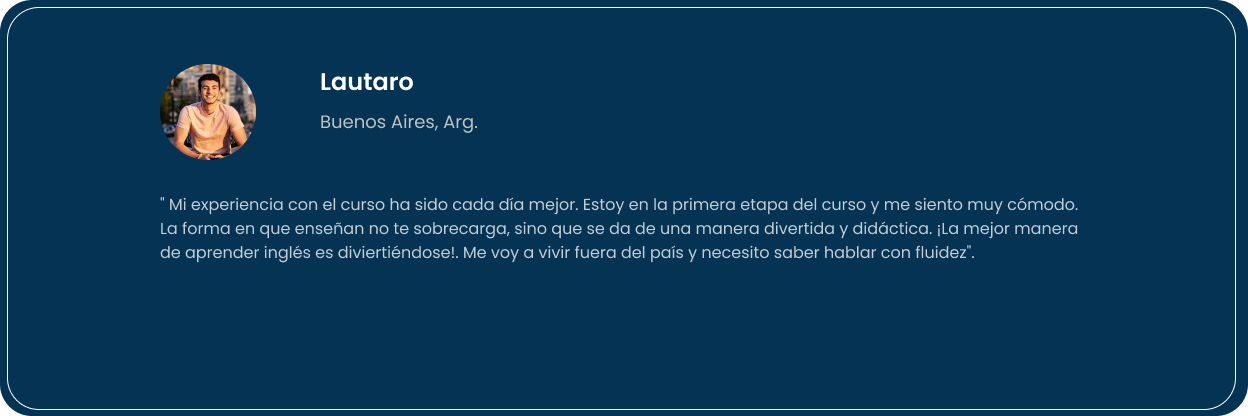 Testimonios